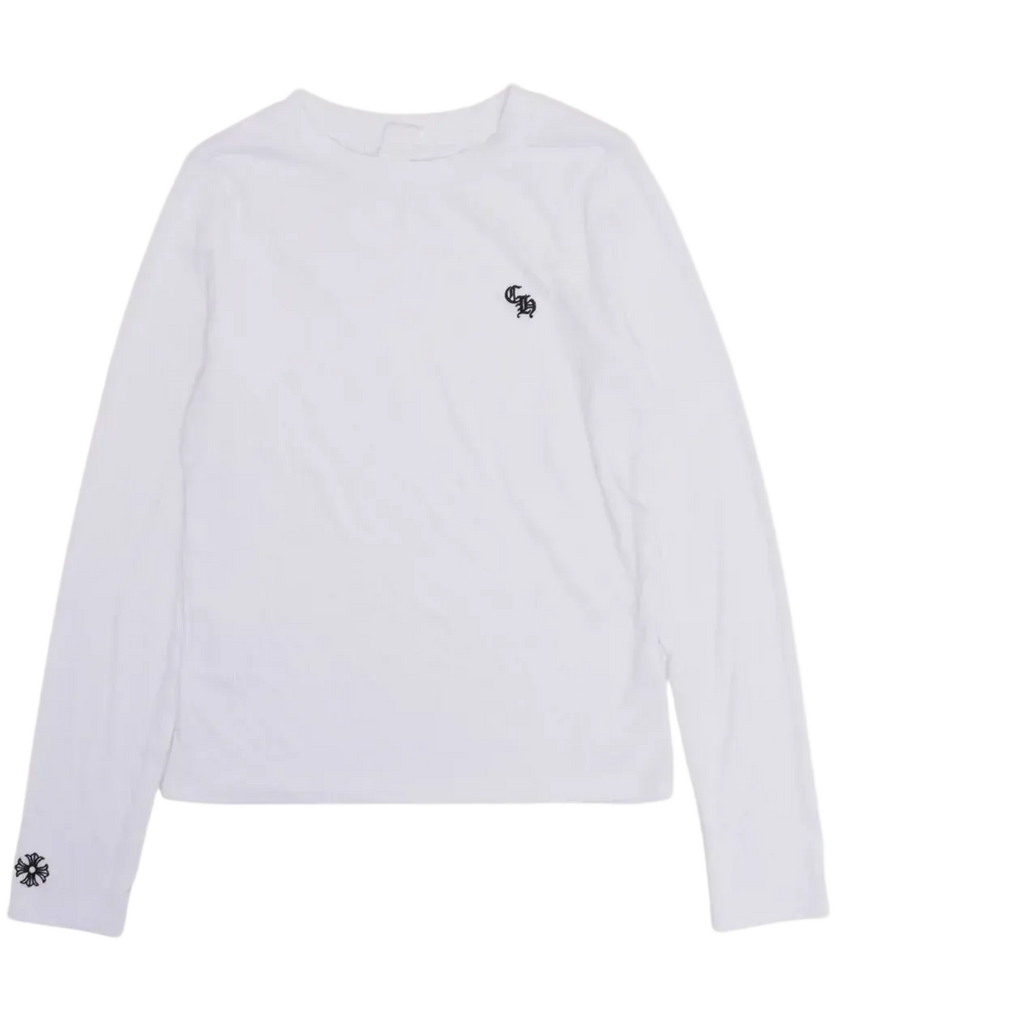Chrome Hearts CH Bad Seed Women's Long Sleeve White