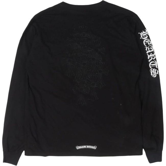Chrome Hearts Cemetery Cross Long Sleeve Pocket T-Shirt Main Image