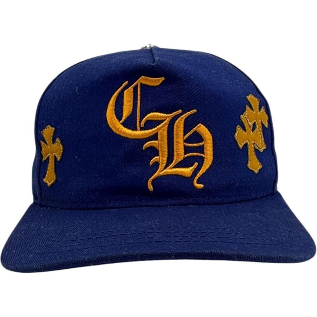 Chrome Hearts Cross Patch Cap Blue/Yellow