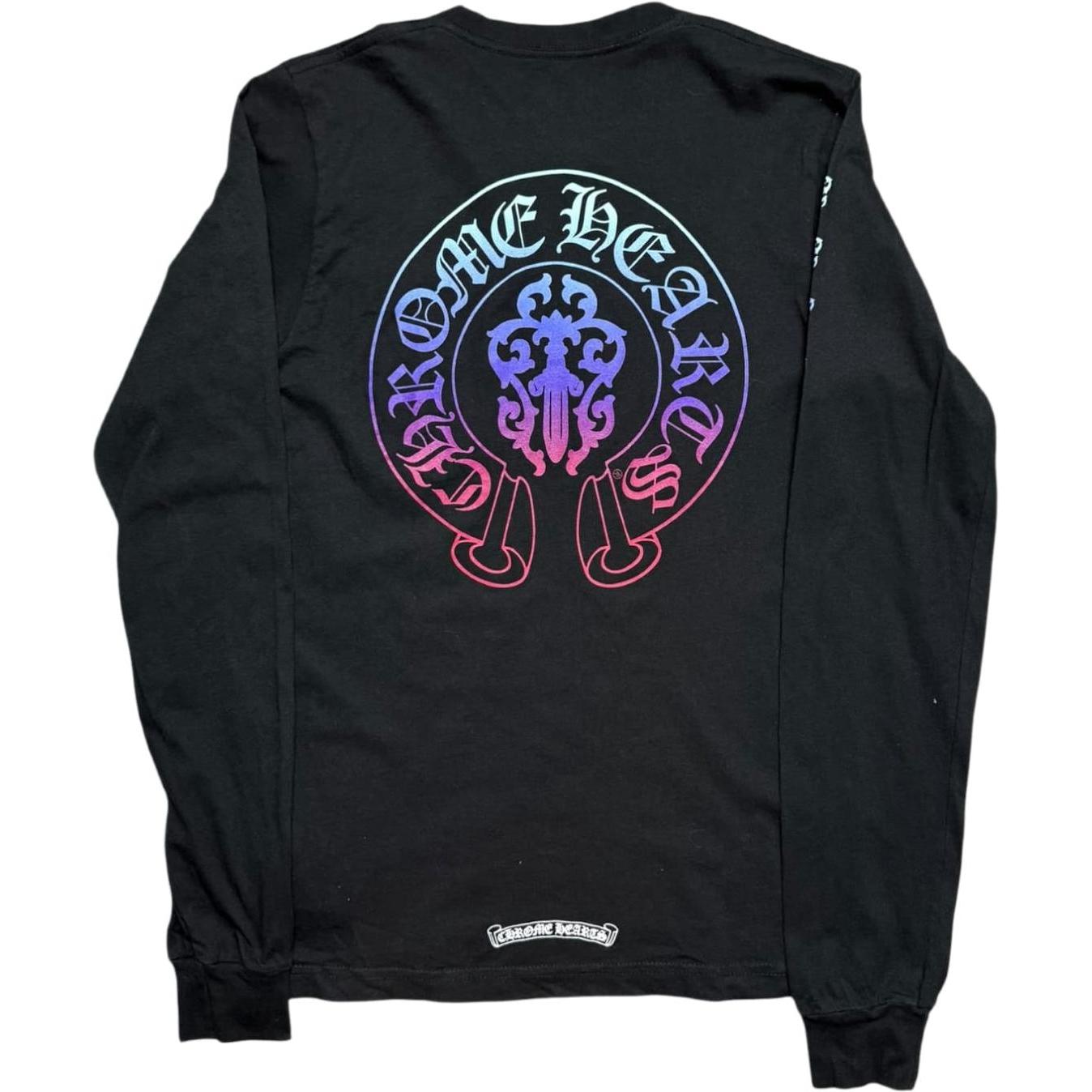 Chrome Hearts Gradient Dagger Pocket Long-Sleeve Black