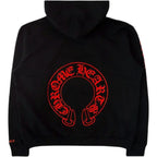 Chrome Hearts Horse Shoe Hoodie Web Exclusive Black/Red