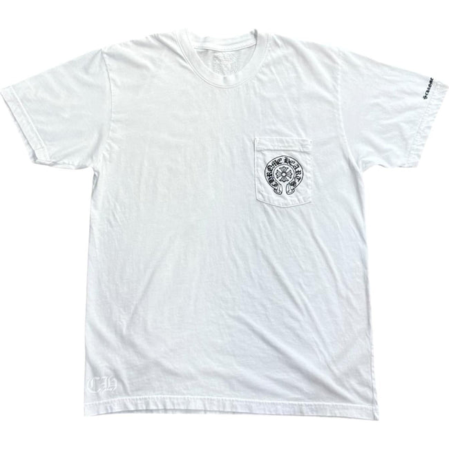 Chrome Hearts Horse Shoe Logo Pocket T-Shirt White Main Image