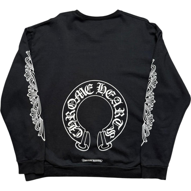 Chrome Hearts Horseshoe Crewneck Black Main Image