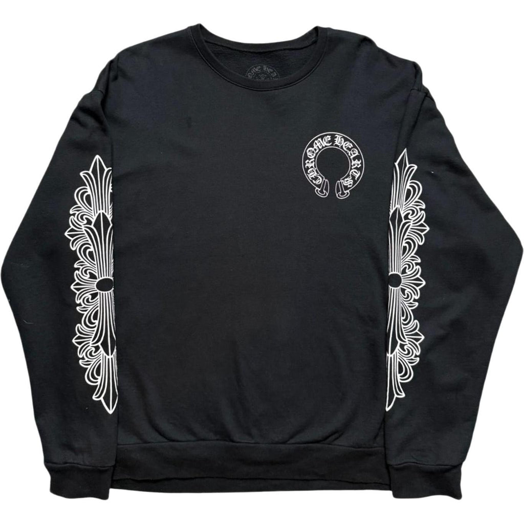 Chrome Hearts Horseshoe Crewneck Black