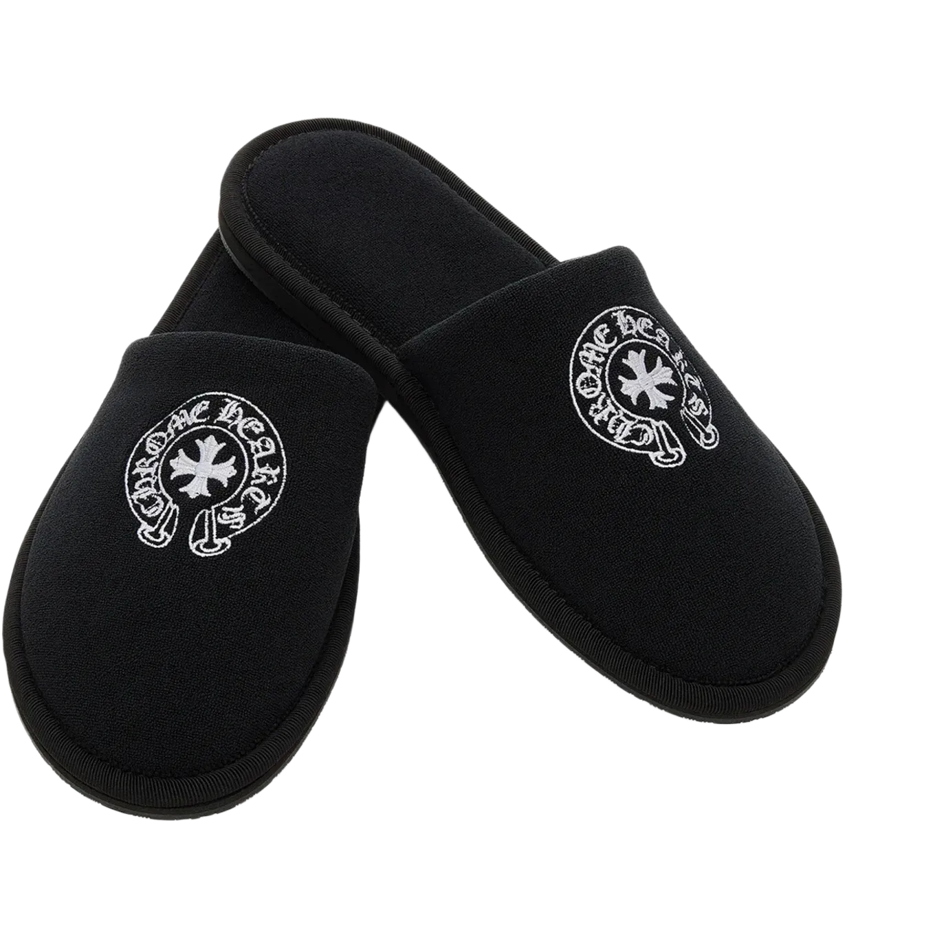Chrome Hearts Hotel Slippers Black