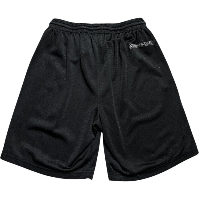 Chrome Hearts Mesh Varsity Shorts Black Main Image