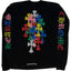Chrome Hearts Multi Color Cross Cemetery L/S T-shirt Black