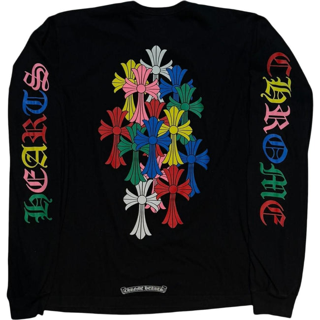 Chrome Hearts Multi Color Cross Cemetery L/S T-shirt Black Hover Image