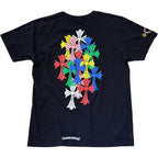 Chrome Hearts Multi Color Cross Cemetery T-shirt Black