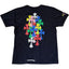 Chrome Hearts Multi Color Cross Cemetery T-shirt Black
