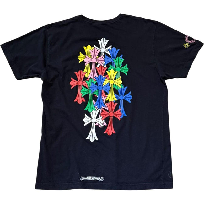 Chrome Hearts Multi Color Cross Cemetery T-shirt Black Hover Image