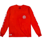 Chrome Hearts Scroll Label Long Sleeve Red