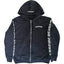 Chrome Hearts Scroll Logo Fuck You Zip Up Hoodie Black