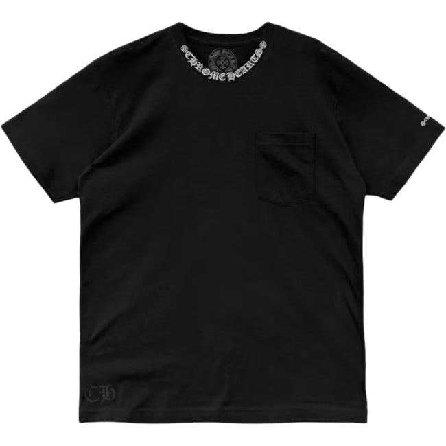 Chrome Hearts Short Sleeve Pocket Crew T-shirt Black Hover Image
