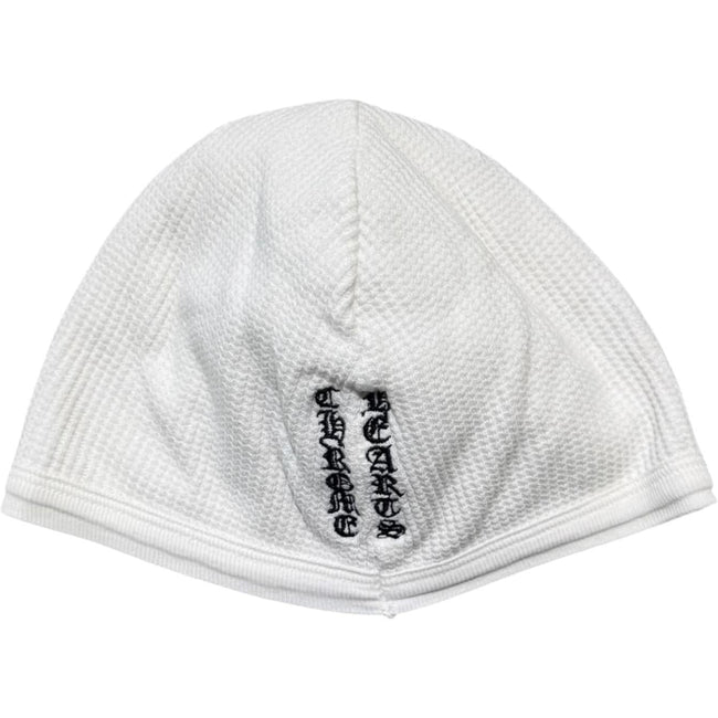 Chrome Hearts Vintage Floral Cross Thermal Beanie White Main Image