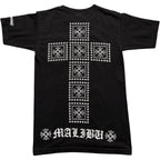 Chrome Hearts Vintage Malibu Exclusive Square Cross T-Shirt Black