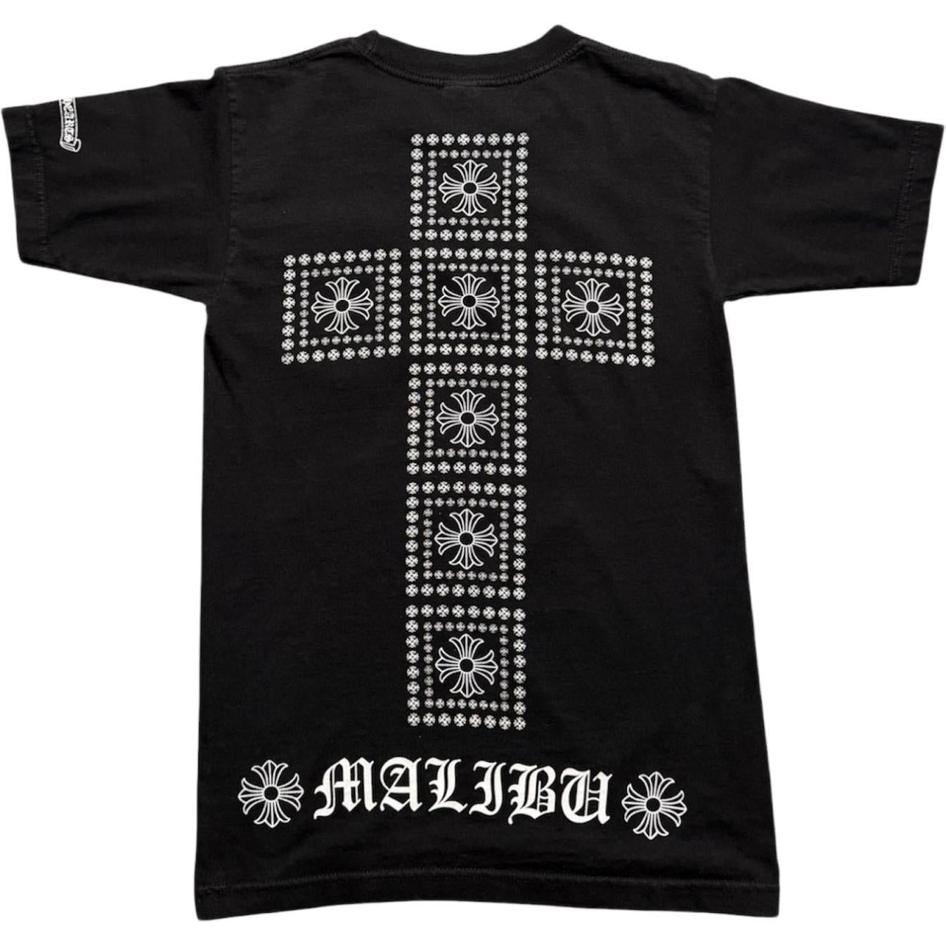 Chrome Hearts Vintage Malibu Exclusive Square Cross T-Shirt Black