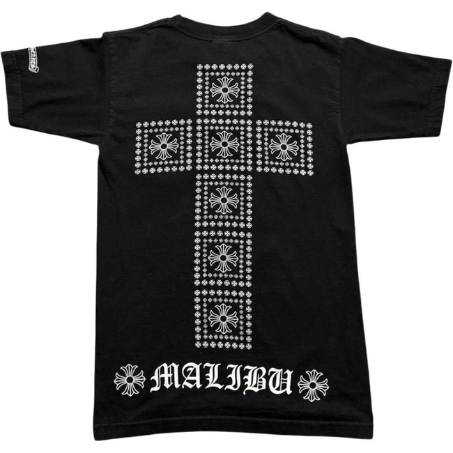 Chrome Hearts Vintage Malibu Exclusive Square Cross T-Shirt Black Hover Image