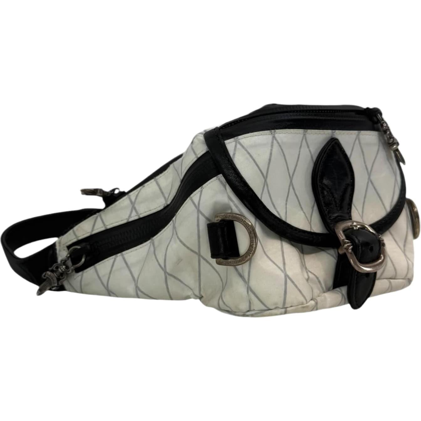 Chrome Hearts White Nylon Snat Bag Mini