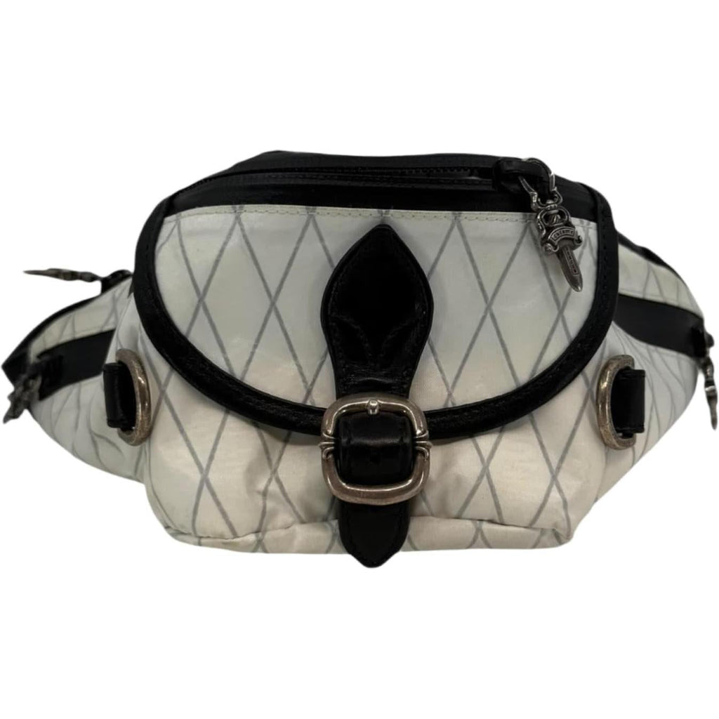 Chrome Hearts White Nylon Snat Bag Mini