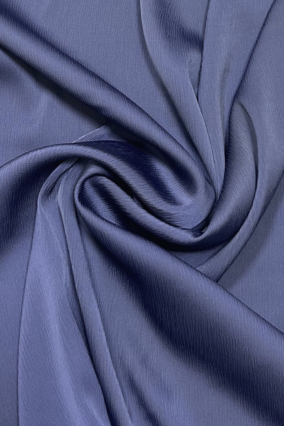 Navy Satin Maxi Dress