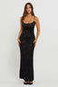 Black Velvet Maxi Dress