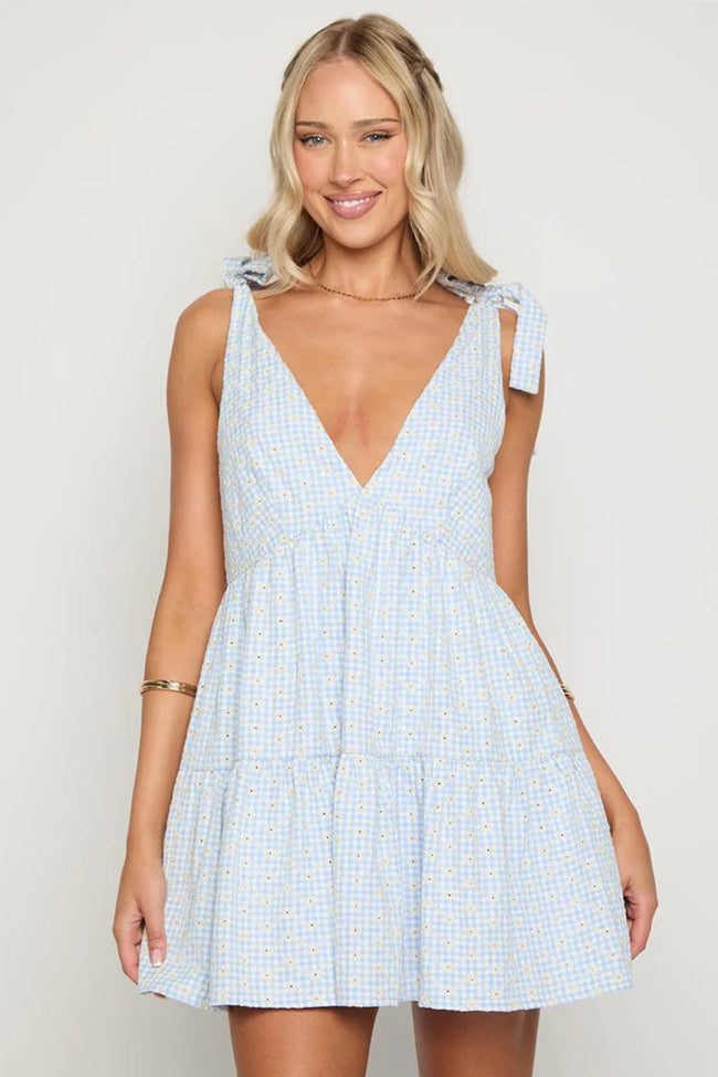Daisy Picnic Mini Dress Hover Image