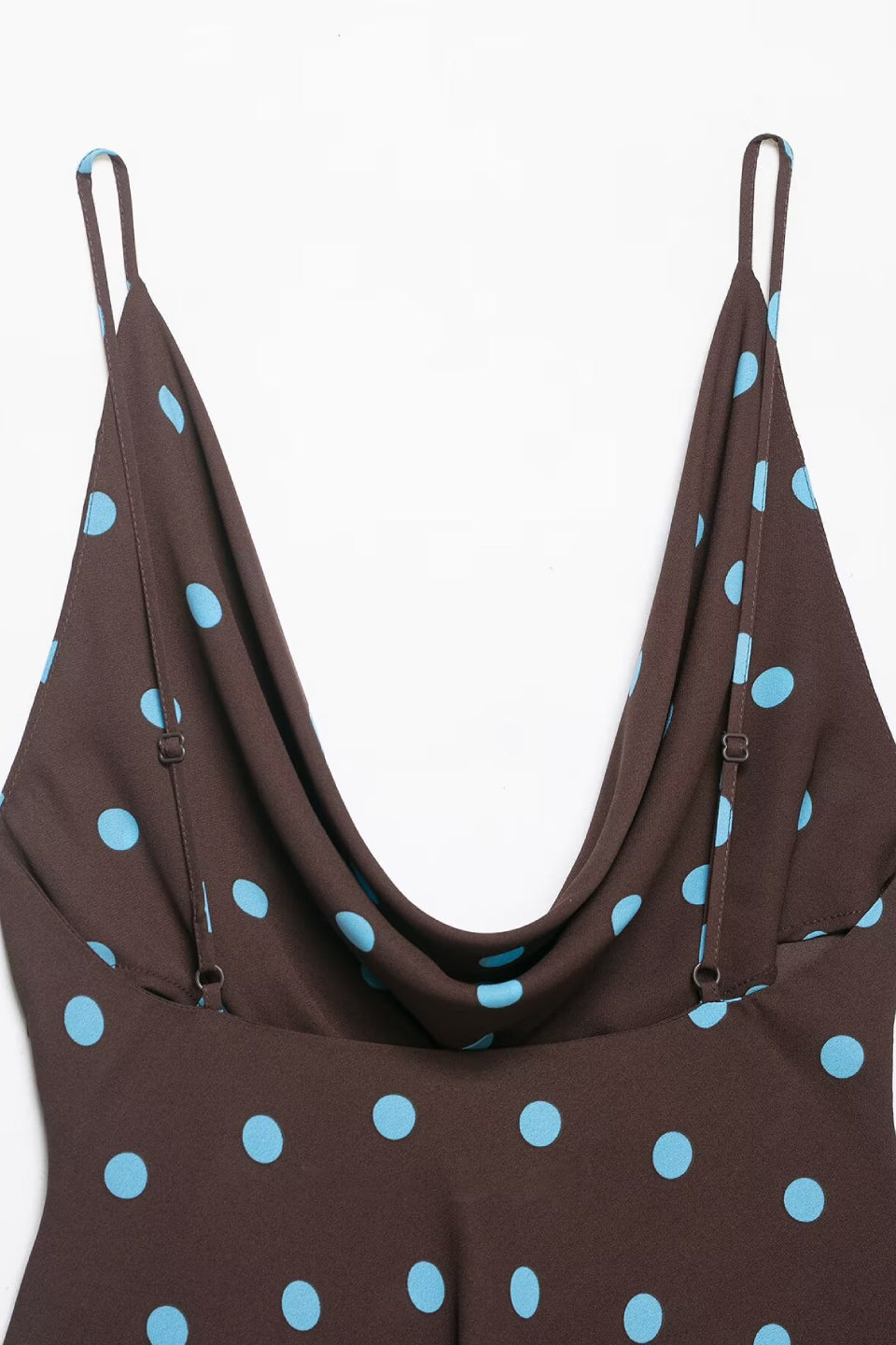 Polka Dot Cowl Cami Top