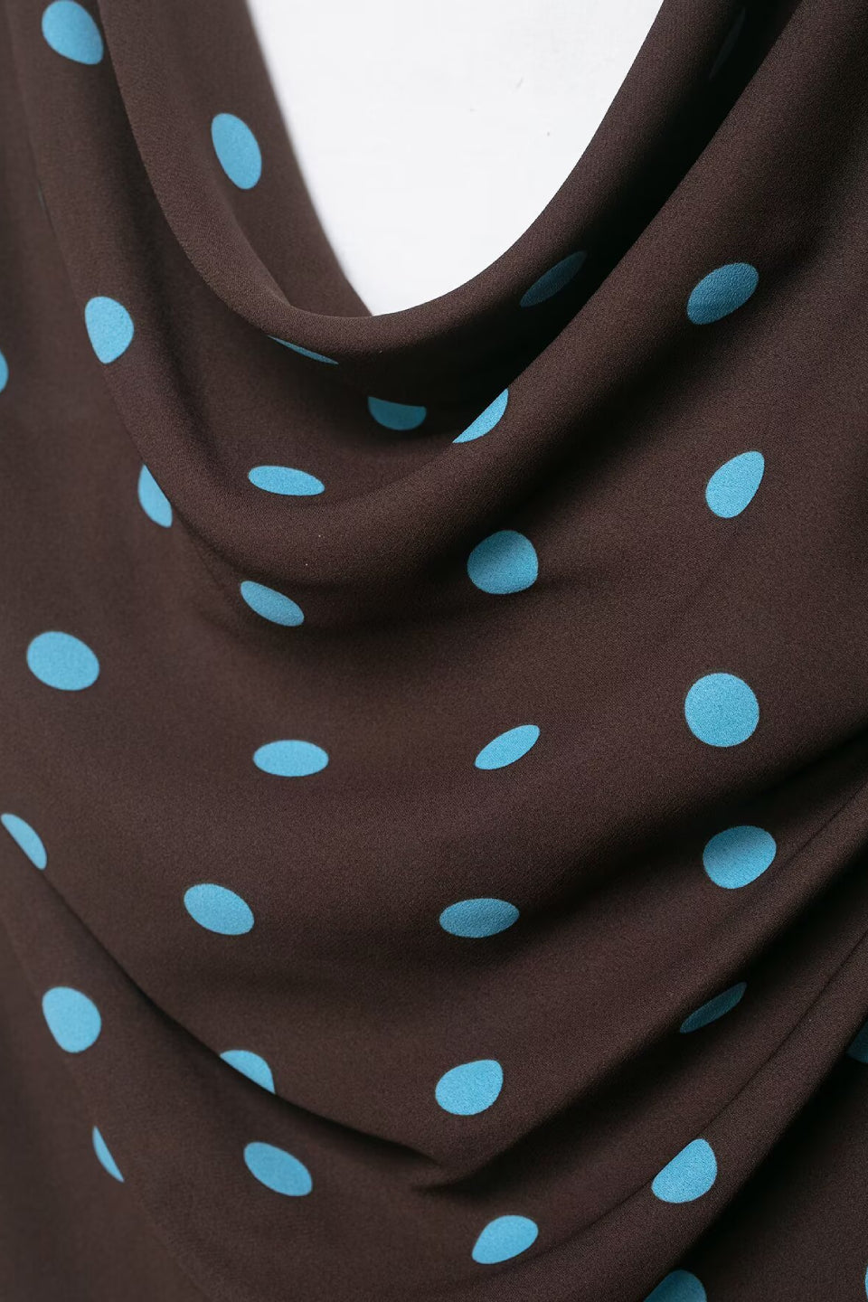 Polka Dot Cowl Cami Top
