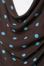 Polka Dot Cowl Cami Top