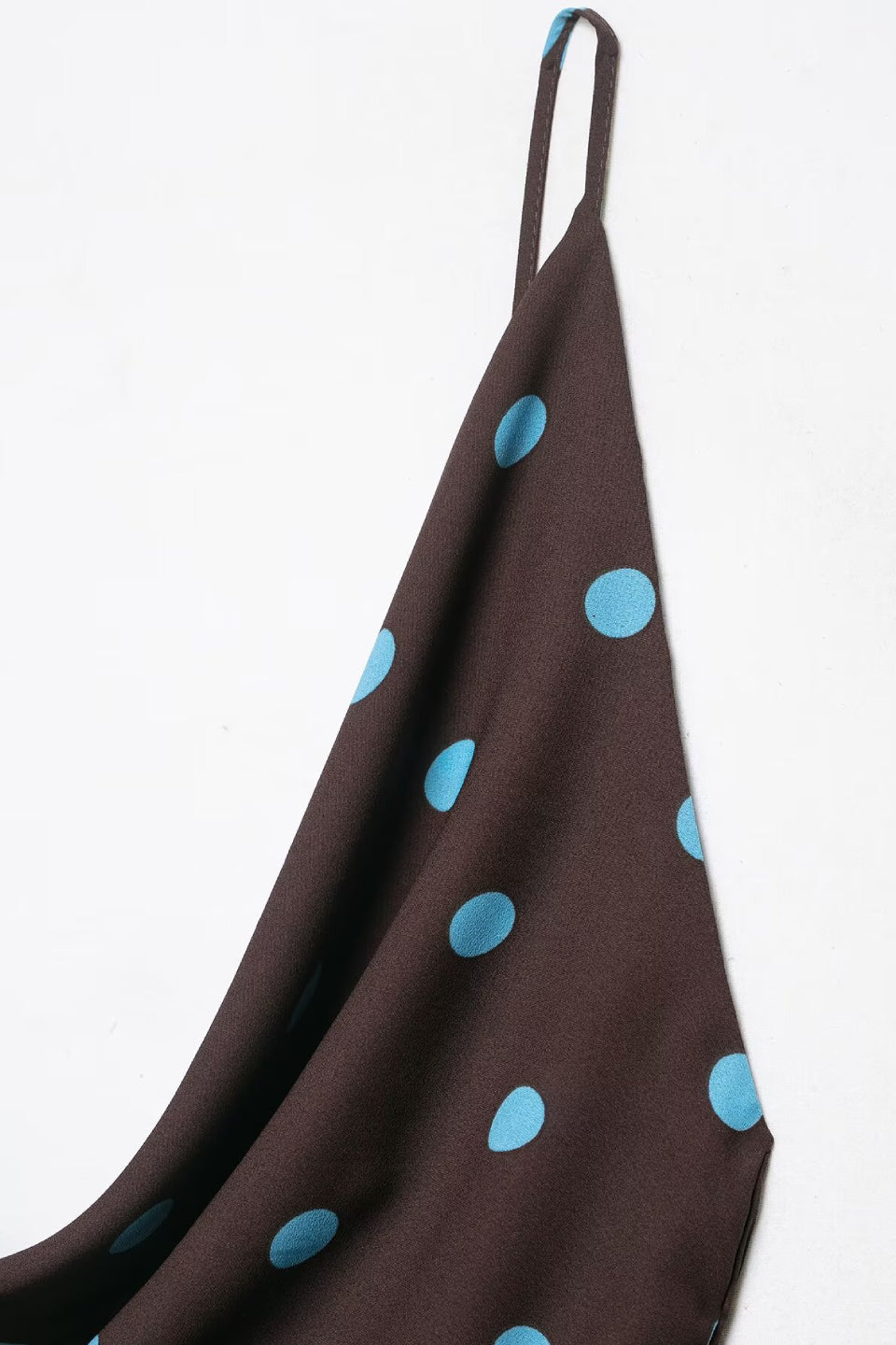 Polka Dot Cowl Cami Top