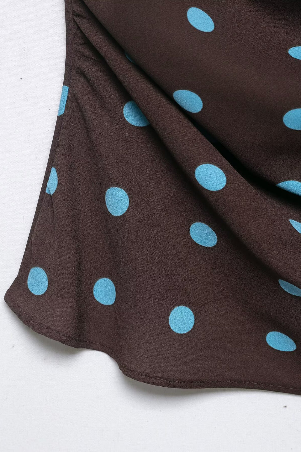 Polka Dot Cowl Cami Top