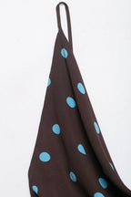 Polka Dot Cowl Cami Top
