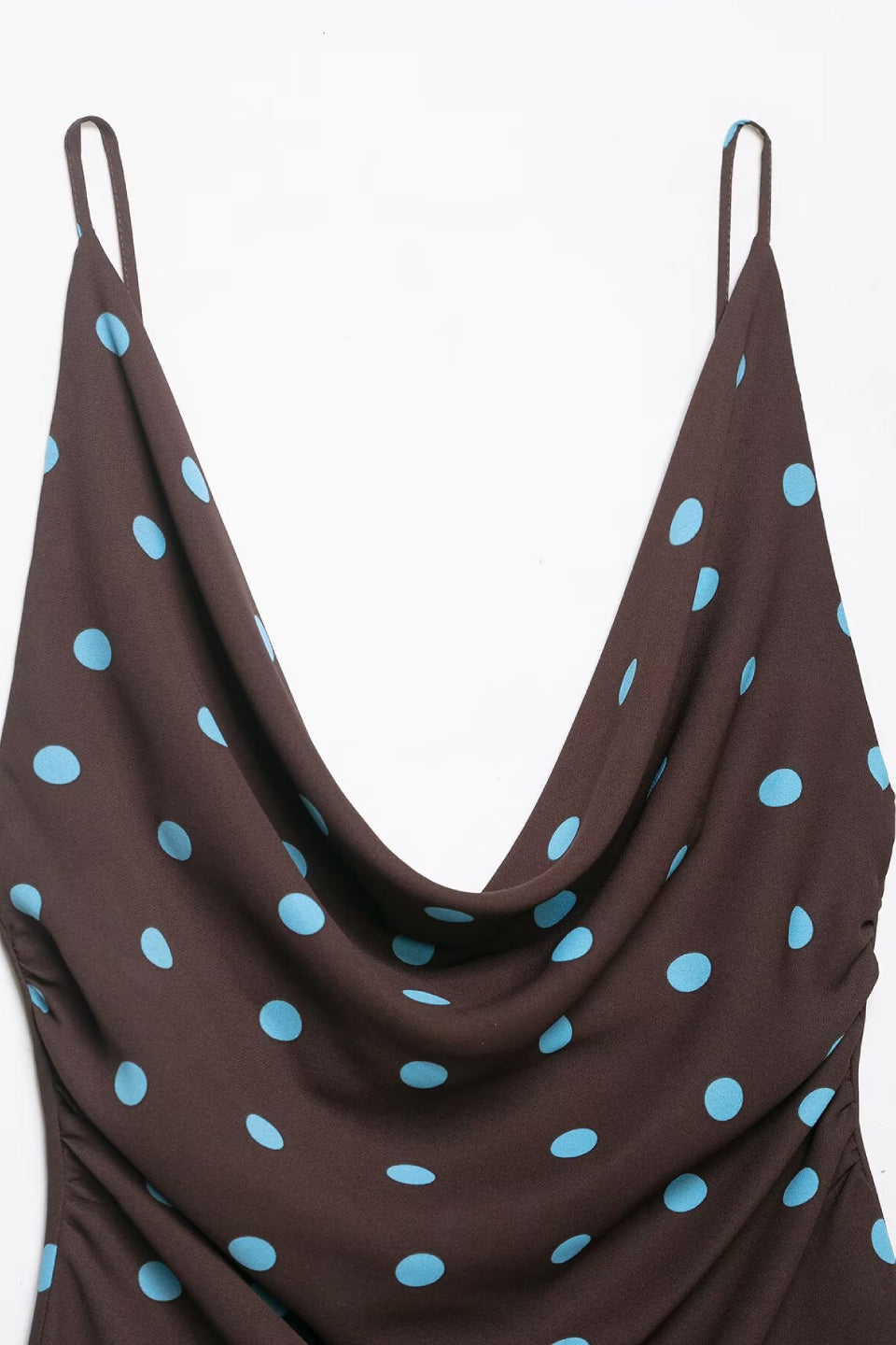 Polka Dot Cowl Cami Top