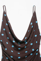 Polka Dot Cowl Cami Top