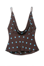 Polka Dot Cowl Cami Top