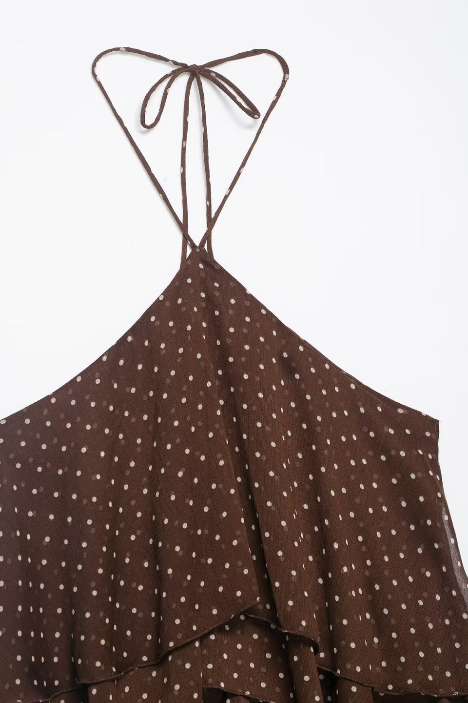 Polka Dot Ruffle Mini Dress