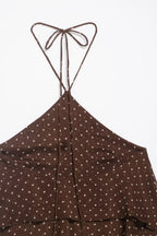 Polka Dot Ruffle Mini Dress