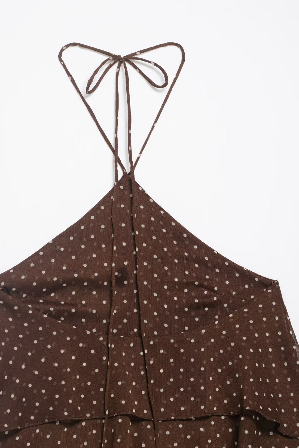 Polka Dot Ruffle Mini Dress