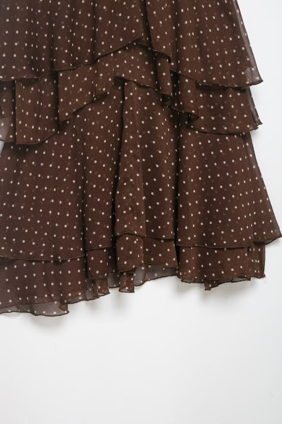 Polka Dot Ruffle Mini Dress