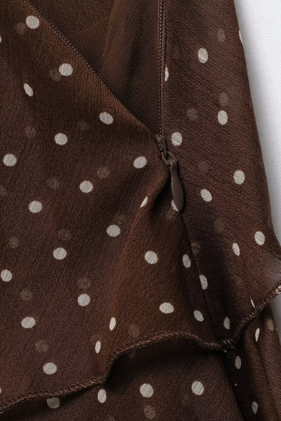 Polka Dot Ruffle Mini Dress