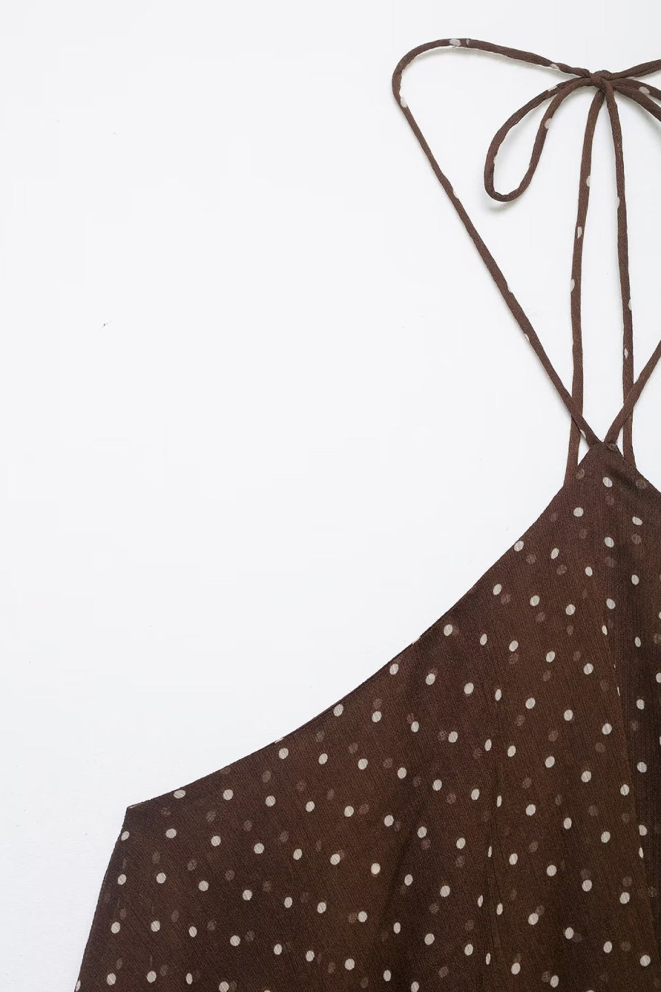 Polka Dot Ruffle Mini Dress