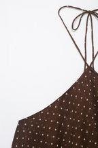 Polka Dot Ruffle Mini Dress