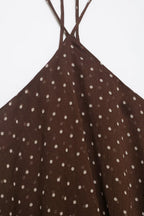 Polka Dot Ruffle Mini Dress