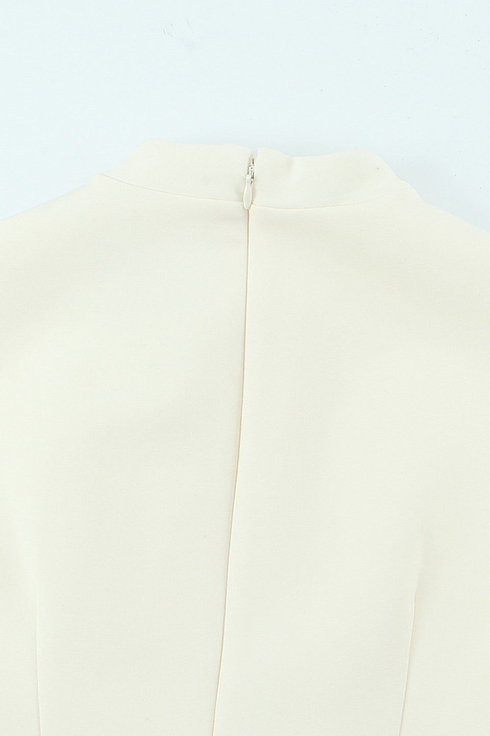 Mandarin Keyhole Mini Dress