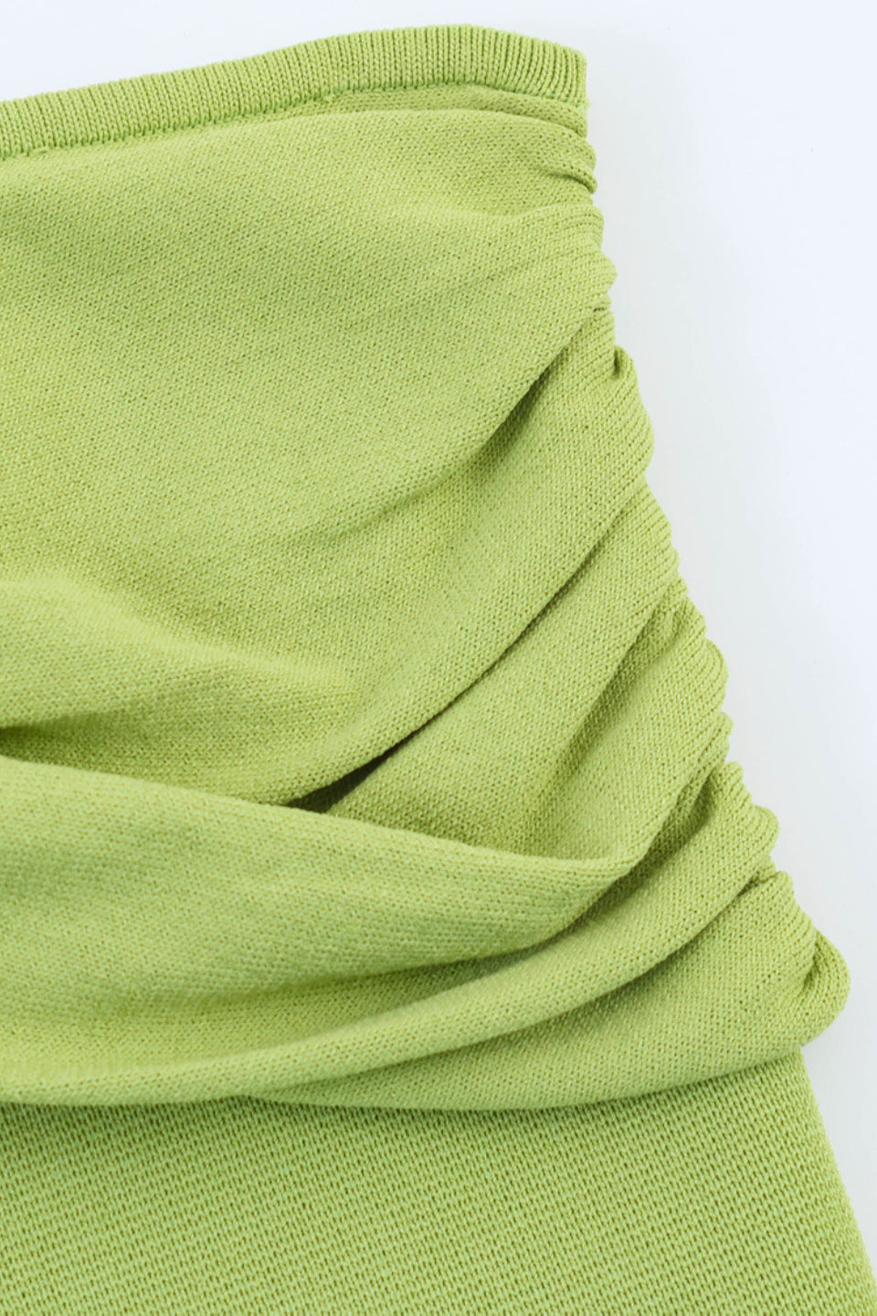 Green Halter Bodycon Mini Dress