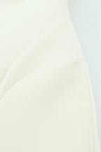 Mandarin Keyhole Mini Dress