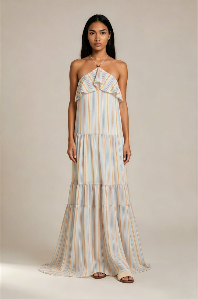 Pastel Breeze Maxi Dress Hover Image