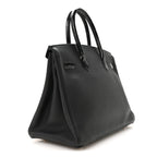 Togo Shiny Niloticus Crocodile Birkin Touch 30 Black