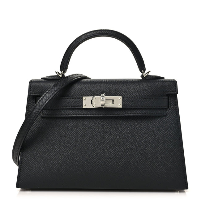 Epsom Mini Kelly Sellier 20 Black Hover Image